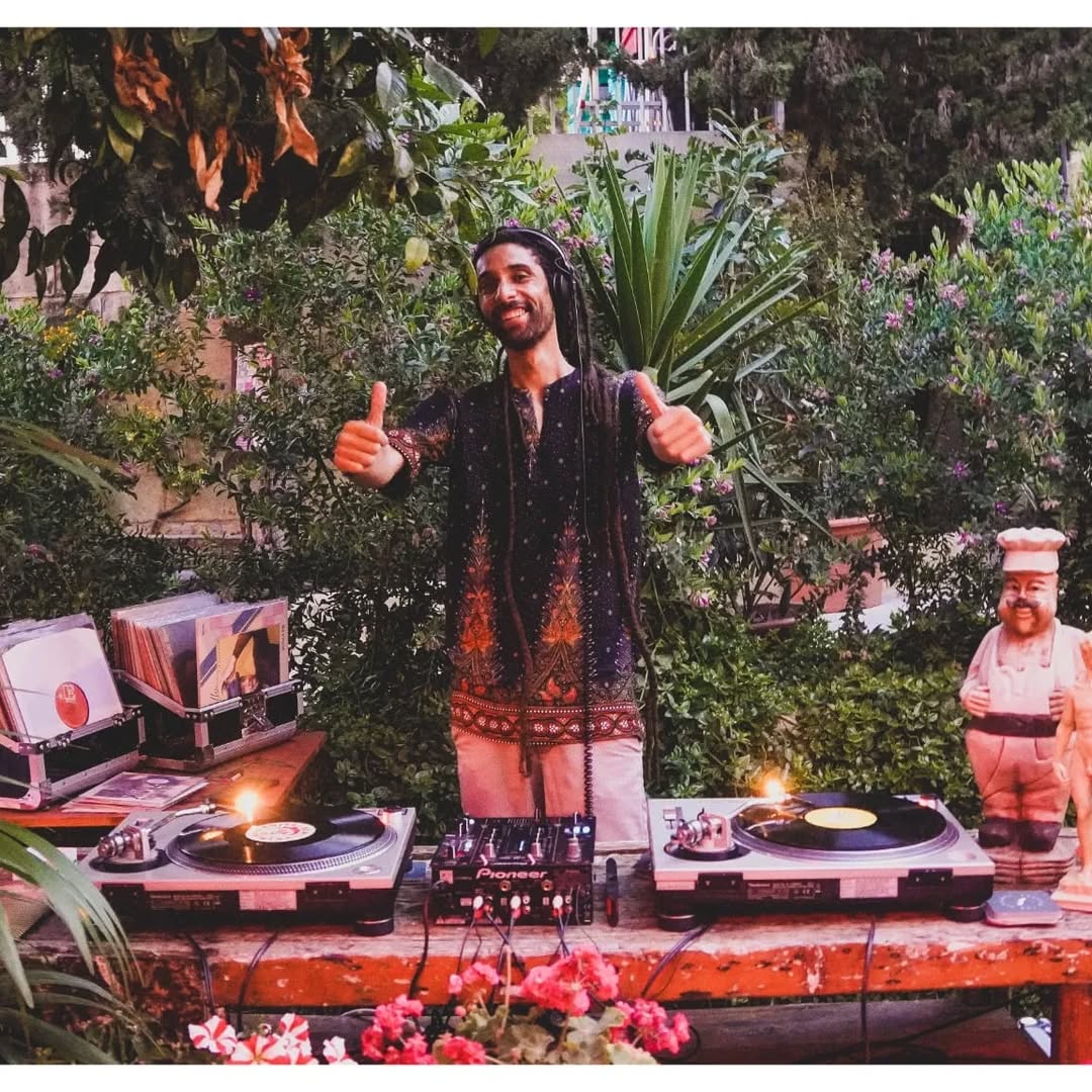 Live DJ set with Exotica Radio branding